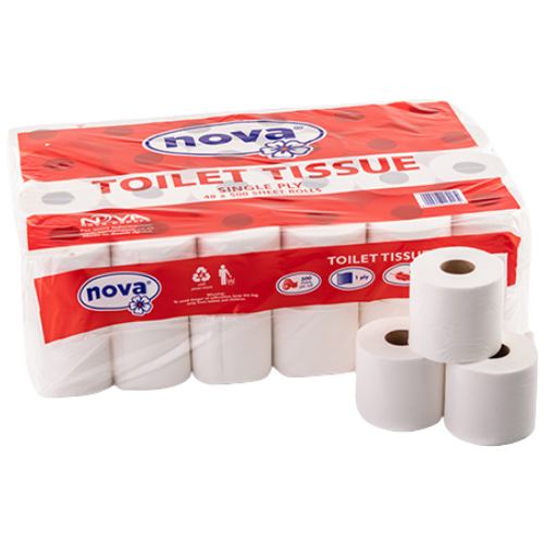 TOILET PAPER 1ply 500 sheets