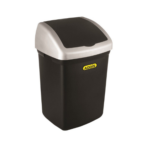 FLIP TOP BIN 32lt BLACK