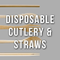 Disposable Cutlery, Stirrers & Straws