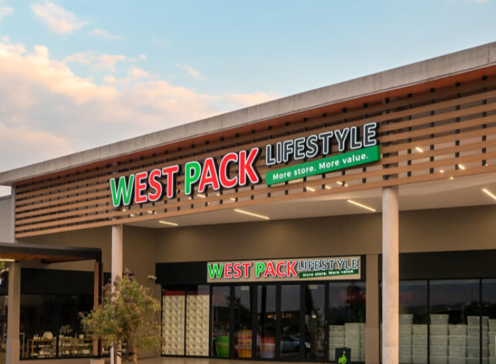 Westpack Lifestyle store exterior with a clear sky