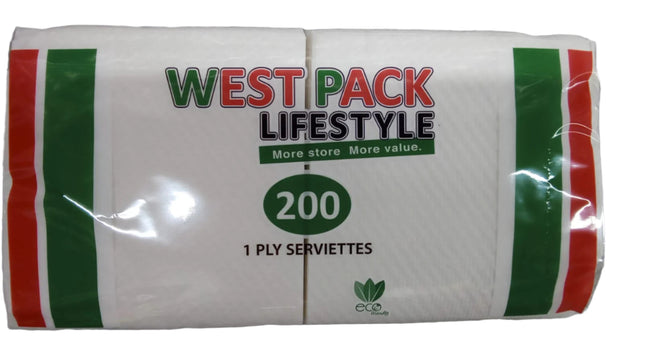 WEST PACK SERVIETTES 300x300 200's