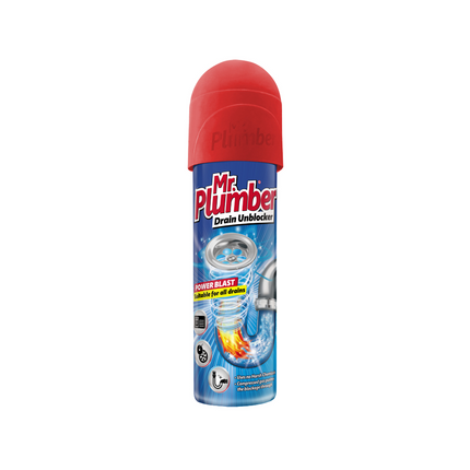 MR PLUMBER DRAIN UNBLOCKER AEROSOL 180ml