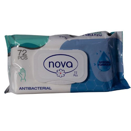 ANTIBACTERIAL WIPES 72's