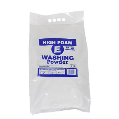 HIGH FOAM E WASHING POWDER ECONOMY PACK 8kg