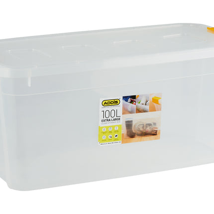 CLEAR STORAGE BOX 100lt