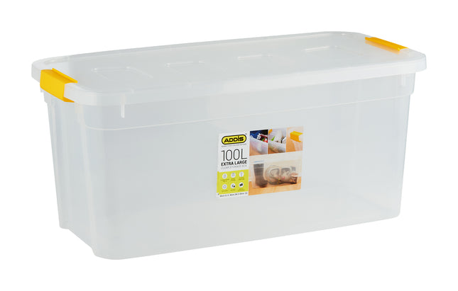 CLEAR STORAGE BOX 100lt