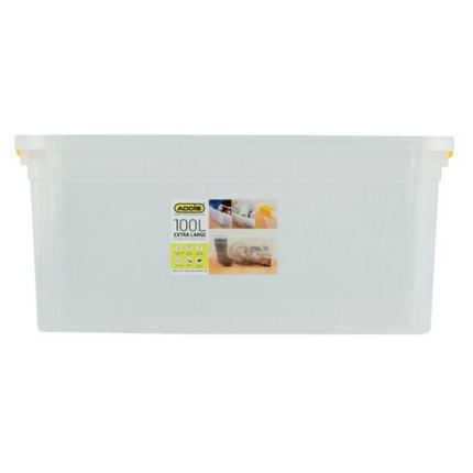 CLEAR STORAGE BOX 100lt