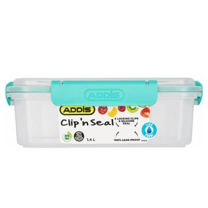 CLIP 'n SEAL RECTANGULAR LUNCH BOX 1.4lt