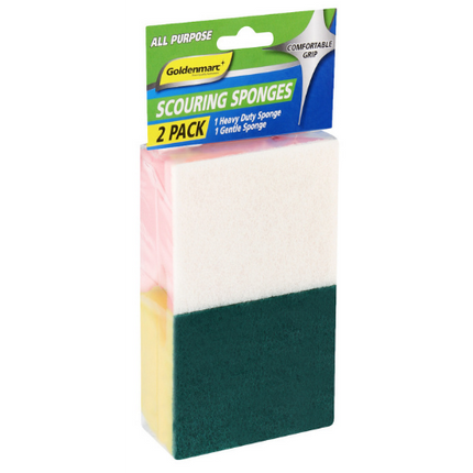 SCOURING SPONGES 2pc