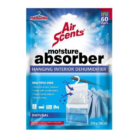 MOISTURE ABSORBER HANGING UNIT NATURAL 500ml