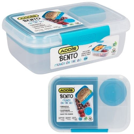 BENTO MUNCH ON THE GO 1.6lt CLEAR