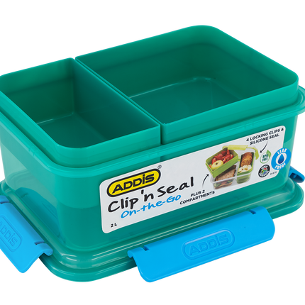CLIP & SEAL ON THE GO 2lt GREEN