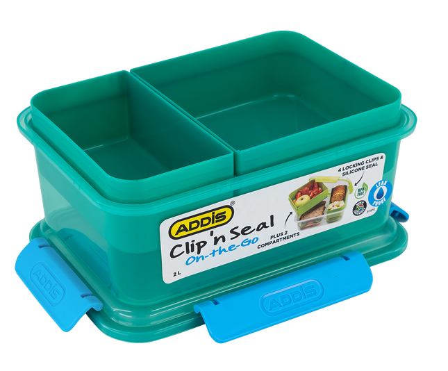 CLIP & SEAL ON THE GO 2lt GREEN