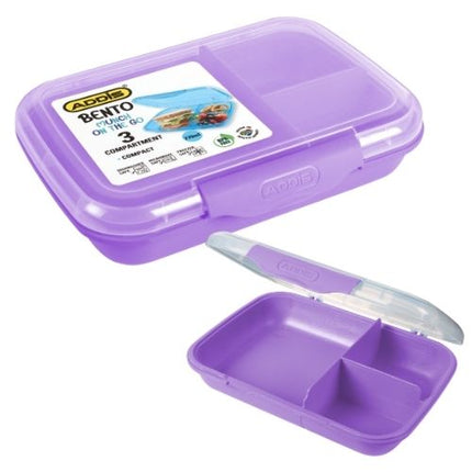 BENTO MUNCH ON THE GO COMPACT 770ml LILAC