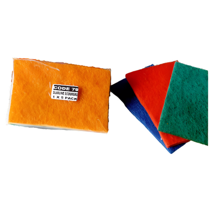 SCOURING PAD SLIM LINE 5pc