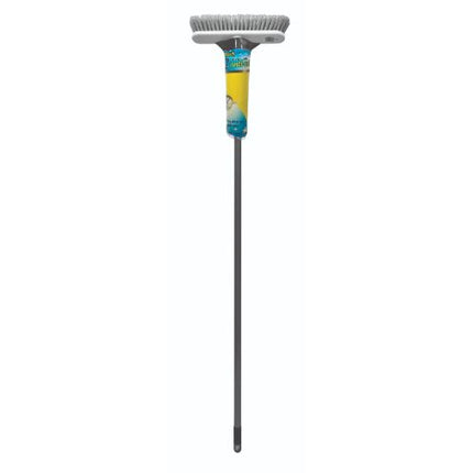 FLOOR BROOM FLAGGED GREY