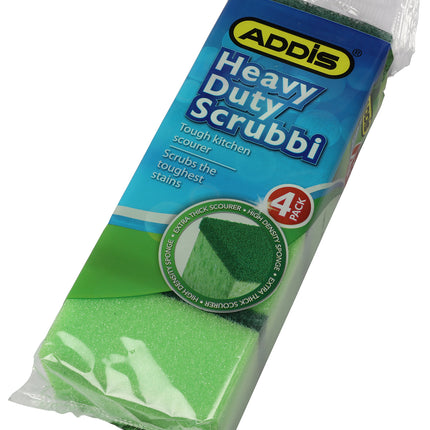 HEAVY DUTY SPONGE SCOURER 4pc