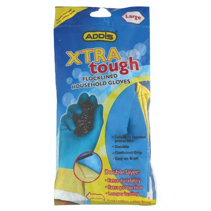 HOUSEHOLD GLOVES HEAVY DUTY LARGE