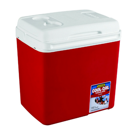 COOL CAT COOLER BOX 26lt RED