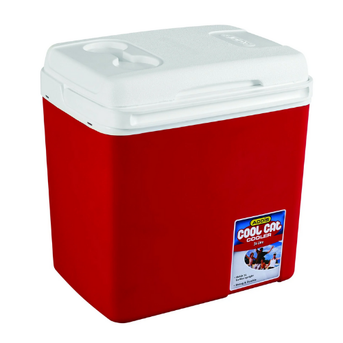 COOL CAT COOLER BOX 26lt RED