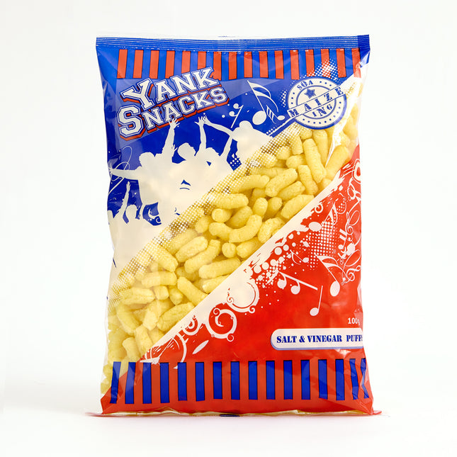 YANKS PUFFS SALT & VINEGAR 100g
