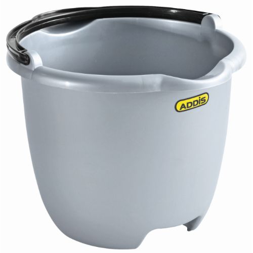 BUCKET WITH HANDLE 9lt SILVER