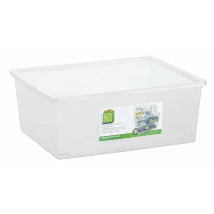 CLEARLY NEAT BOX 30lt CLEAR