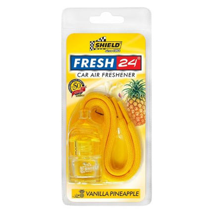 FRESH 24 CAR AIR FRESHENER 7ml VANILLA PINEAPPLE