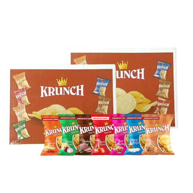 KRUNCH POTATO CHIPS MULTI BOX 14x30g