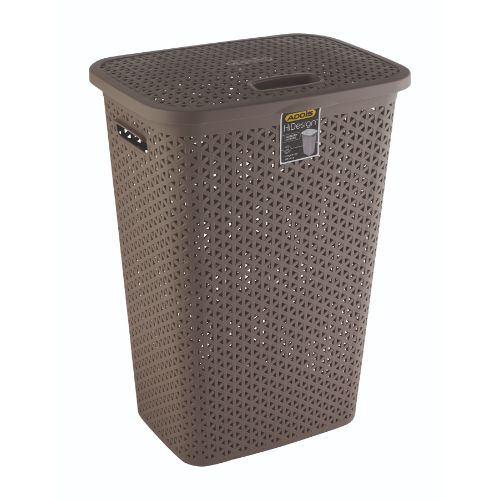 HI DESIGN LAUNDRY HAMPER LATTE