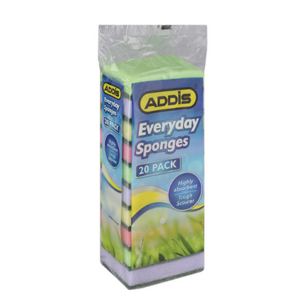 EVERYDAY SPONGE SCOURERS 20pc